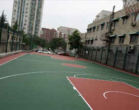 唐山塑胶篮球场